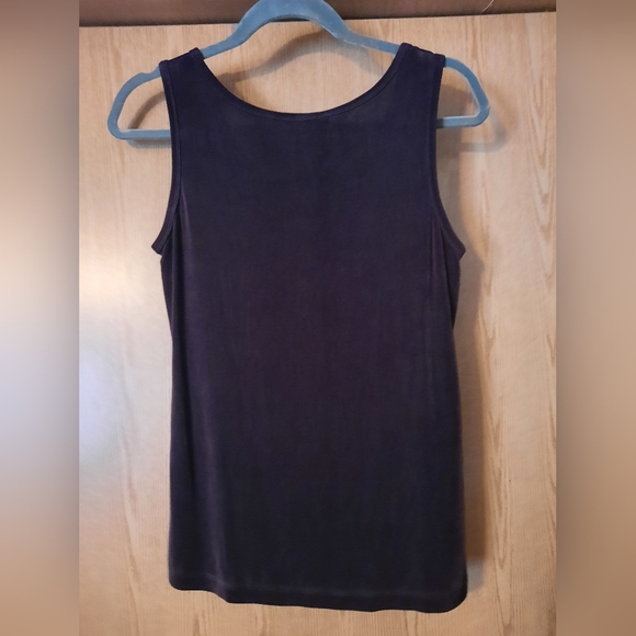 C.l.o.t.h.e.s. Dark Brown Sleeveless Blouse Size Small - Picture 2 of 5